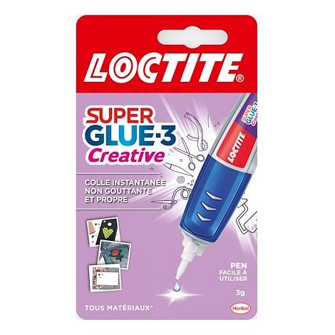 Colle super glue Perfect Pen - flacon doseur 3 g (1/2)