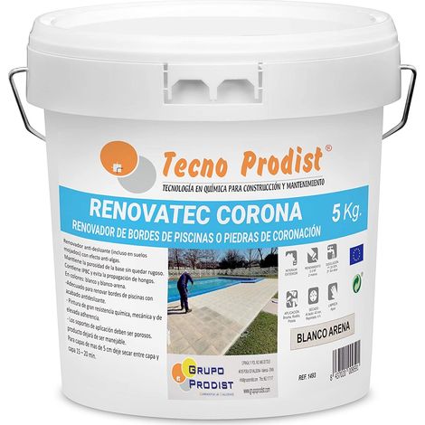 Tecno Prodist Renovatec Corona - Pintura Renovación Bordes Piscinas y Piedra Coronación