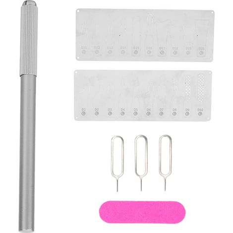 Lot de 5 décolle-colle IC en alliage d'aluminium pour réparation CPU, outil de maintenance de puce électronique (1/5)