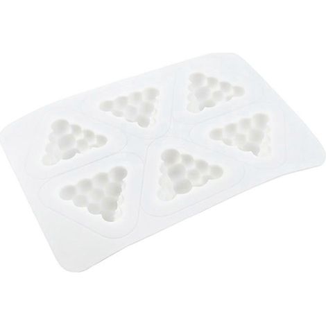 Dreieckige Silikonform für Kerzen, geeignet für handgefertigte Tischdekorationen, Gipsform (1/5)