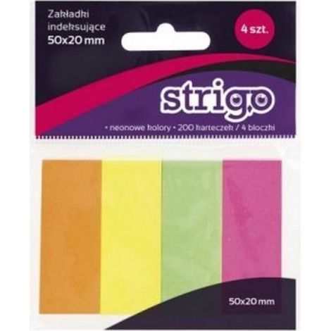 Post-it 50x20mm 200K neon strigo