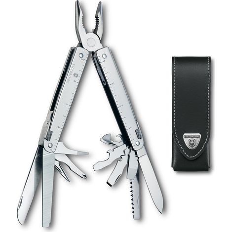 Multitool, 26 Fonctions, Lame Fixe, Argent (1/3)