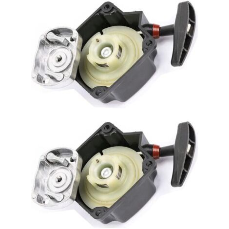 LAN 2PCS Démarreur à déchirure, remplacement à déchirure pour coupe-bordures 49 cc 52 cc, démarreur et levier pour divers coupe-bordures et tondeuses à gazon (1/4)