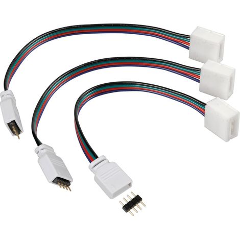 Connect-3, Connettori centralina per strisce a Led RGB, set 3 pz (1/5)
