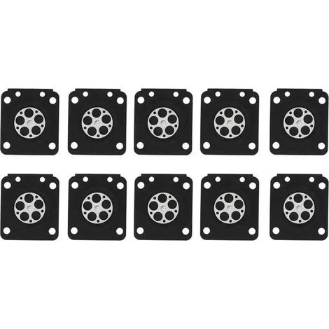 10PCS/Set Joint De Membrane Carburateur Tronçonneuse pour Accessoires pour ZAMA180