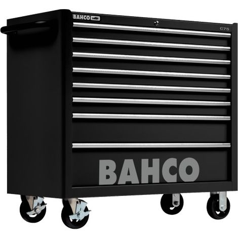 Bahco – Servante d'atelier roulante 1m avec 8 tiroirs – Capacité 30kg par tiroir – Système de verrouillage Lock & Go – Châssis en acier renforcé (1/5)