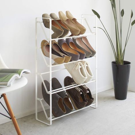 Schuhschrank mit 4 Ebenen L53 cm - FRAME (1/5)