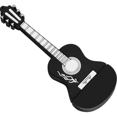 Clé USB 64 Go USB 2.0, design guitare, compatible avec ordinateurs portables, PC, voitures, tablettes, Smart TV, etc. (1/5)