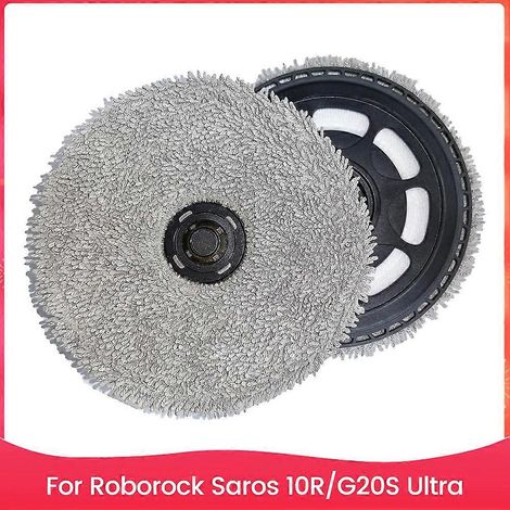 Kit d'accessoires de rechange pour aspirateur robot Roborock Saros 10R, G20s Ultra : supports et lingettes de nettoyage (1/5)