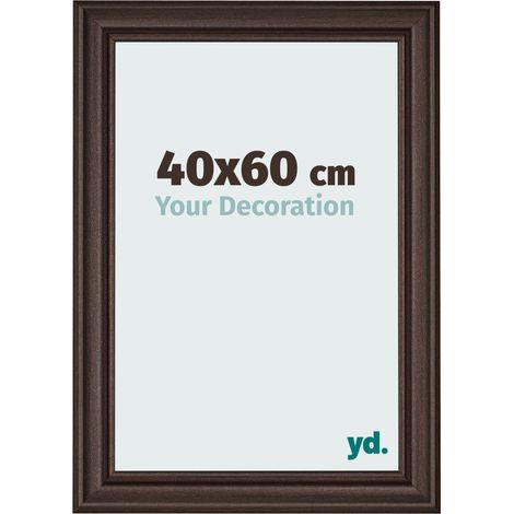 yd. - Cadre photo 40x60 - Chene Fonce - MDF - Lazio