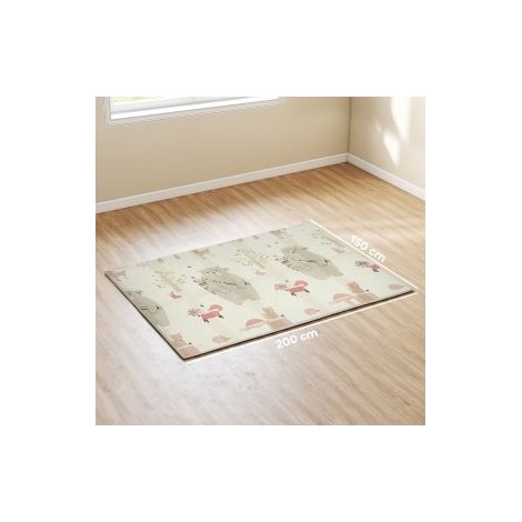 Tappeto gioco per bambini con motivi animali, schiuma, 1,5 cm, antiscivolo, multicolore (1/5)