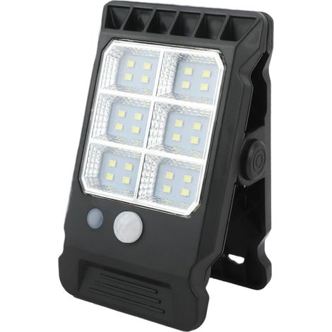 Lumières Solaires à Clip - Détecteur Intelligent Lumière Sécurité - 3 Modes Applique Murale pour Jardin Terrasse Garage Allée Camping Portail (1/5)