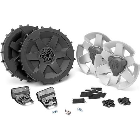 Pack roues arrière tondeuse robot Husqvarna terrain pentu