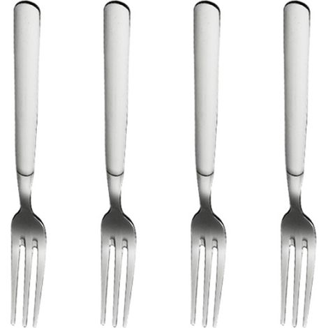 Fourchette À Salade - Acier Inoxydable 18/10 - Pour Cuisine Et Restaurant - Lot De 4 (1/5)