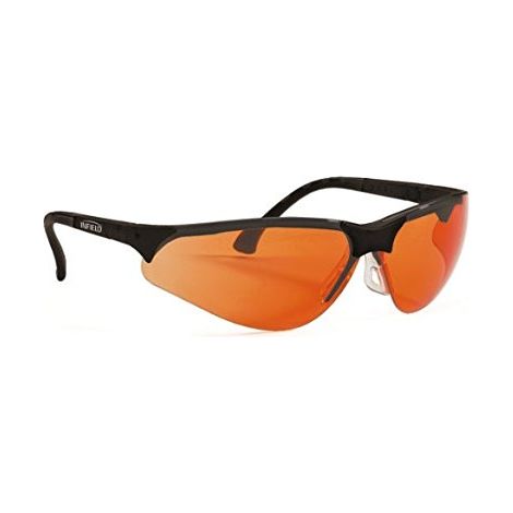 Infield Terminator Lunettes de protection contre la lumiere bleue et les UV 400 Orange