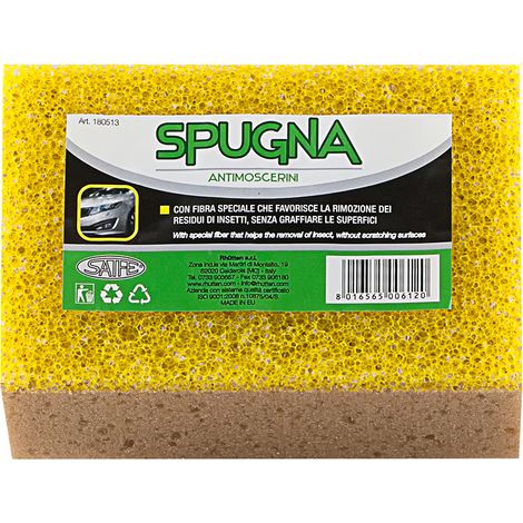 SPUGNA AUTO CON ANTIMOSCERINI SET 5 PEZZI - RHUTTEN (1/2)