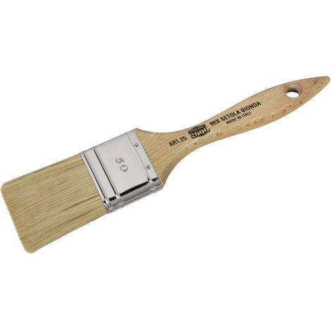 PENNELLESSA MANICO LEGNO VERNIC.TRASPAR. 40 SET 5 PEZZI - PENNELLIFICIO 2000 (1/2)