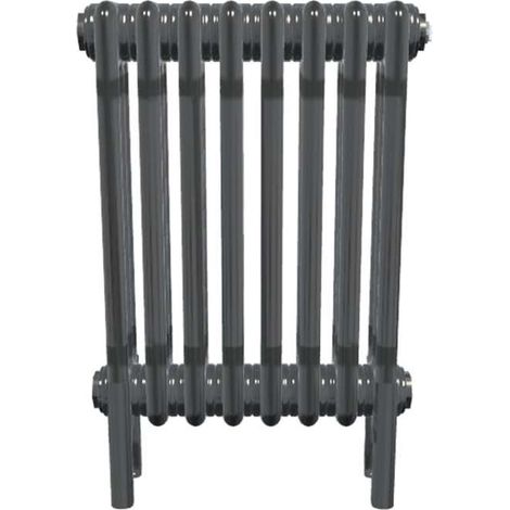 Bircham - Bare Metal Lacquer 3 Column Radiator H500mm  x W386mm