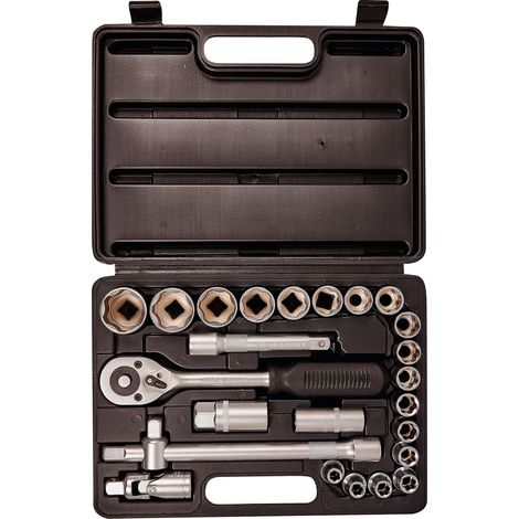 25 Piece 1/2" drive socket set - I0460 (1/5)