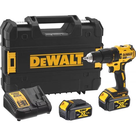 DeWALT DCD778M2T Perceuse-visseuse à percussion brushless 2 vitesses 18V 2 x 4Ah coffret TSTAK (1/2)