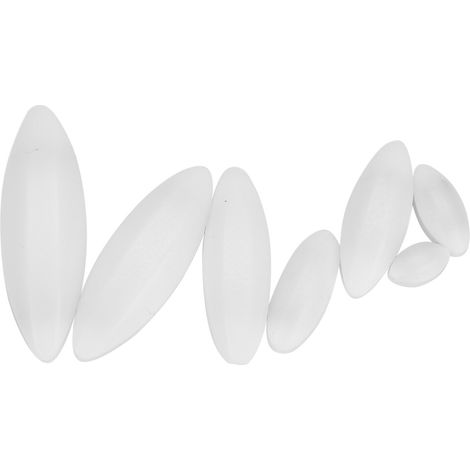 Barra agitadora magnética con revestimiento de PTFE (politetrafluoroetileno), forma de oliva, fabricada en acero magnético de alta calidad, duradera y versátil, paquete de 7 unidades.