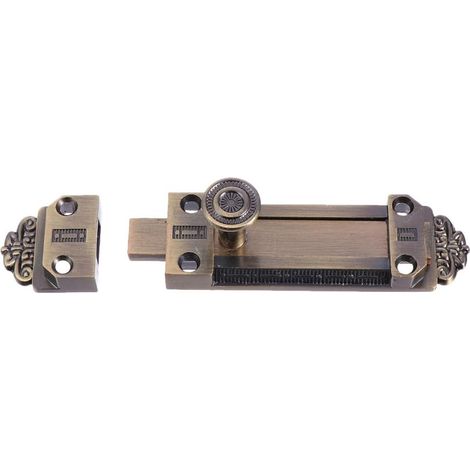 de porte coulissante Uonlytech 5 pouces en alliage de zinc