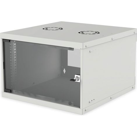 Intellinet BASIC 19" Wandgehäuse grau 6U