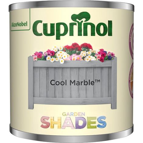 Cuprinol Garden Shades Tester Paint Pot - 125ml - Cool Marble