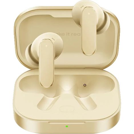 Auriculares Bluetooth 5.4 con cancelación activa de ruido, color oro. (1/2)