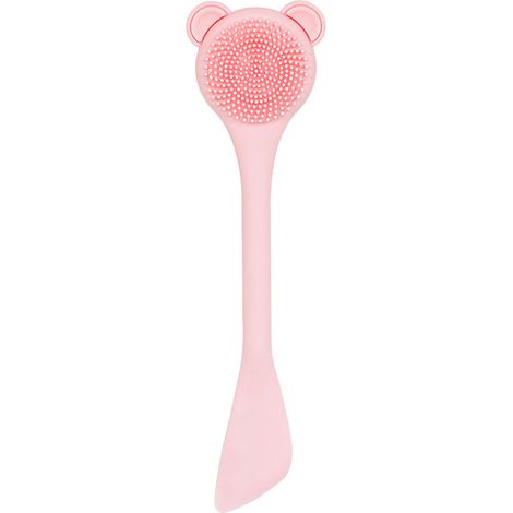 Brosse de masque facial 2 en 1, brosse de masque facial en silicone, pinceau de maquillage, outil de beauté, (1/3)