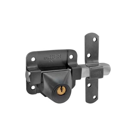 Serrure INTH L1401-L80 en acier peint 140 x 80 mm (1/5)