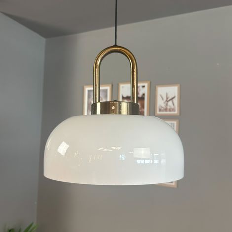 bamyum Rocha Suspension Luminaire Industrielle Rétro en Metal de 30 cm, Lustre de Salon Vintage, Éclairage de Plafond pour Chambre, Cuisine, Plafonnier, Lampe Suspendue (1/5)