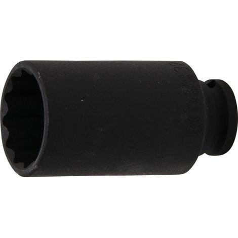 Douilles profondes bgs technic impact a choc 12 pans longues 1/2 - choisissezici : 12 pans longue 32 mm