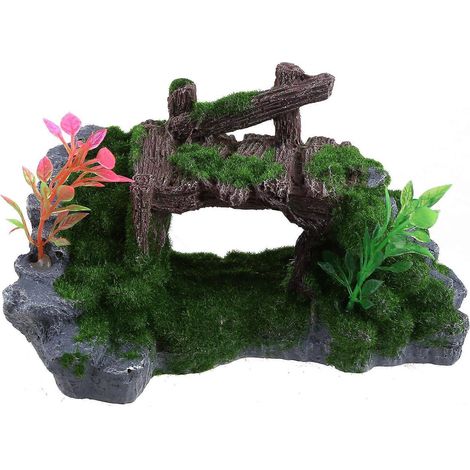 Aquarium-Harzbrücke als realistische Felshöhlen-Versteckmöglichkeit für Betta