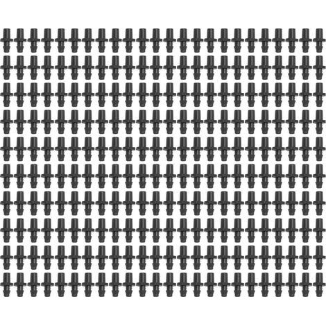 Schlauchverbinder mit Widerhaken für Tropfbewässerung, Gartenbewässerungszubehör für 200-mm-Schläuche, 4/7 mm
