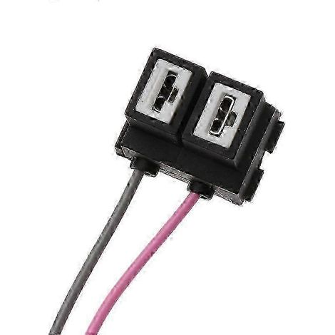 Adaptador de corriente para portalámparas halógenas de coche H7 de cerámica, conector y arnés de cableado SZRH AS