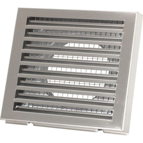 Grille de ventilation Zehnder dn 160 acier inox protection oiseaux