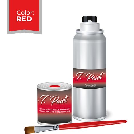 Vernice per pinze Freni, Alte Temperature, Rosso, 100 ml