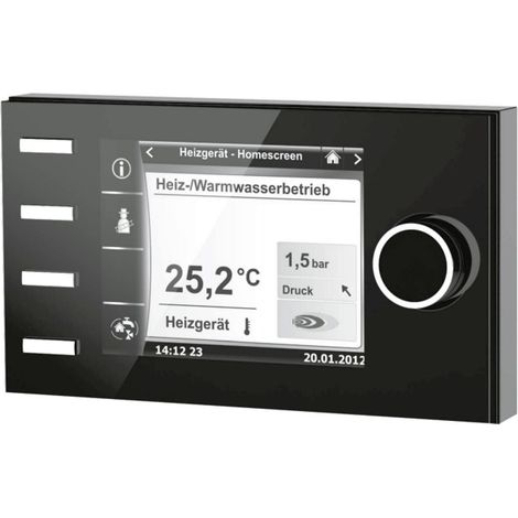 Wolf Modulo di comando BM-2 senza sensore esterno nero, per sistema di regolazione WRS, 2745306