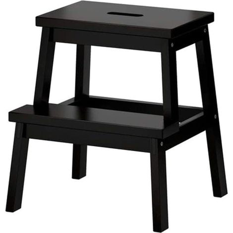 Marchepied en Bois Multifonction Léger Échelle Ménage Étagère pour Intérieur Extérieur -J06P (Couleur : )