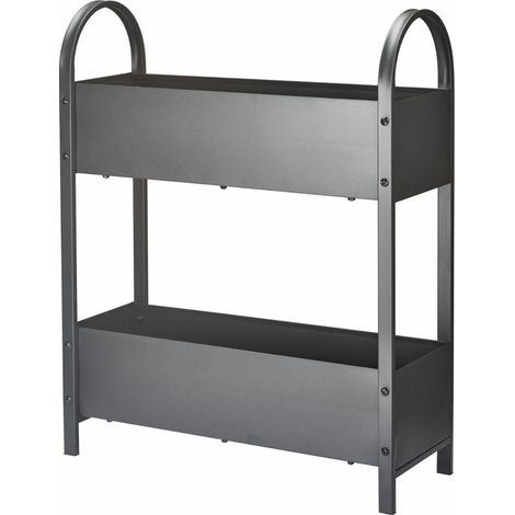 Fioriera Urban Grow in metallo grigio scuro