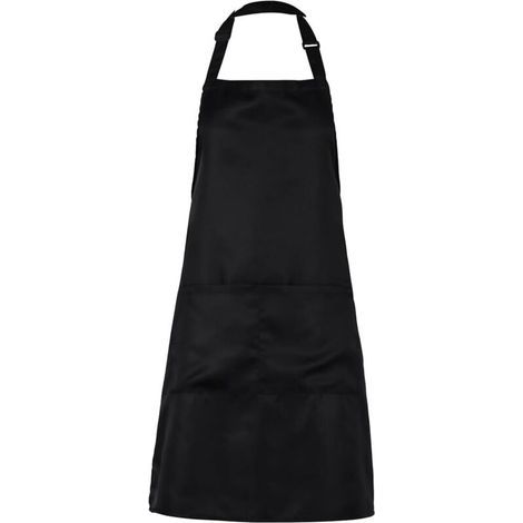 2 Pack Chef Tabliers, Noir Tablier avec 2 Poches, Etanche Réglable Tablier, pour Homme Femme Cuisine, Jardinage, Restaurant (1/5)