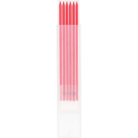 Hyuduo Professional 2,8 mm MM HB Schreinerkreide Nachfüllpackung für Holzbearbeitung, 6 Stück feine Spitzen Nachfüllpackung in Aufbewahrungsbox (rot).