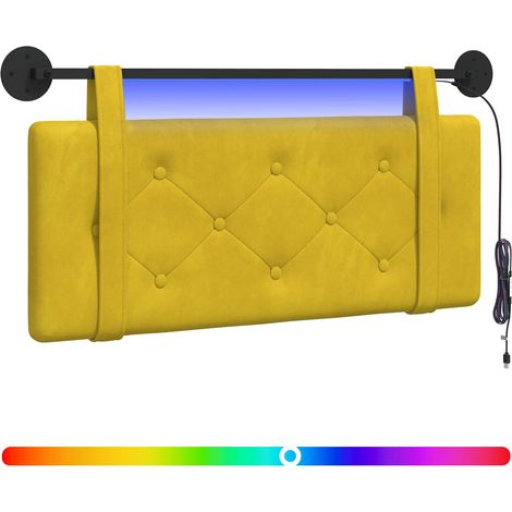 Maison Exclusive - Testiera sospesa Con luce LED Giallo Velluto (1/5)
