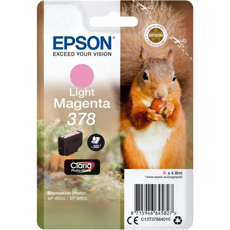 Epson Squirrel C13T37864020 cartuccia d'inchiostro 1 pz Originale Resa standard Magenta chiaro (1/3)