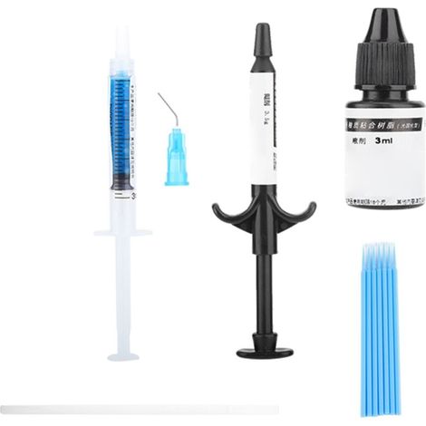 Kit d'Adhésif Dentaire Orthodontique Lumière Photopolymérisable avec Outils