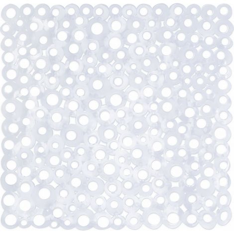 Alfombra de ducha antideslizante AWD INTERIOR 1860, transparente, 52 x 52 cm PVC (1/4)