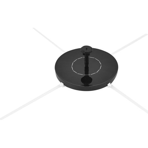 Fontaine solaire d'extérieur 1,5 W 7 V avec pompe à eau solaire et tige de support pour bassin d'oiseaux et décoration de jardin (1/5)