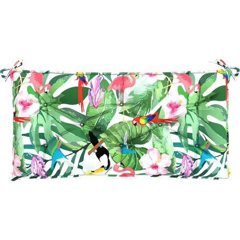 Maison Exclusive - Gartenbank-Auflage Mehrfarbig 110x50x7 cm Stof