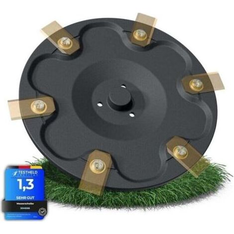 Disque de coupe à 6 lames compatible avec les tondeuses robotisées Segway Navimow i105E, i108E et i110n - Disque de coupe haut de gamme en plastique renforcé de fibre de verre avec 6 lames (1/4)